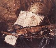 RING, Pieter de Still-Life of Musical Instruments Sweden oil painting reproduction
